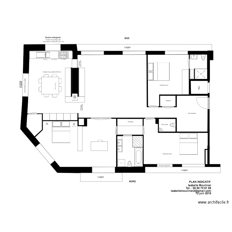 plan 12 06 2019 VERSION 3. Plan de 0 pièce et 0 m2