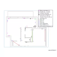 Plan &eacute;lec avant travaux