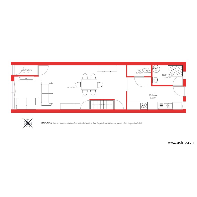 BI 1669 RDC . Plan de 0 pièce et 0 m2