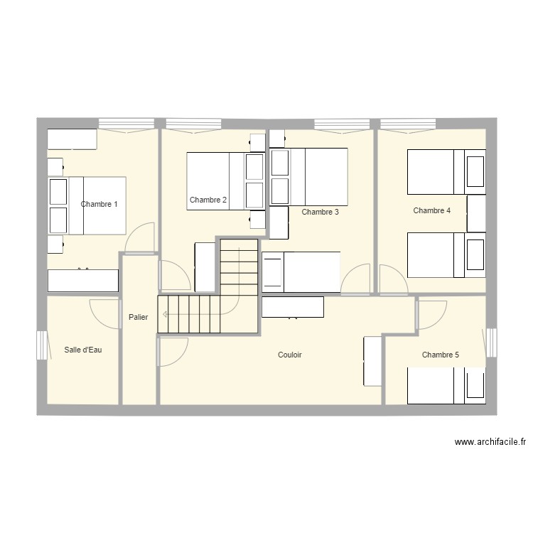 Gouy Etage 1. Plan de 0 pièce et 0 m2