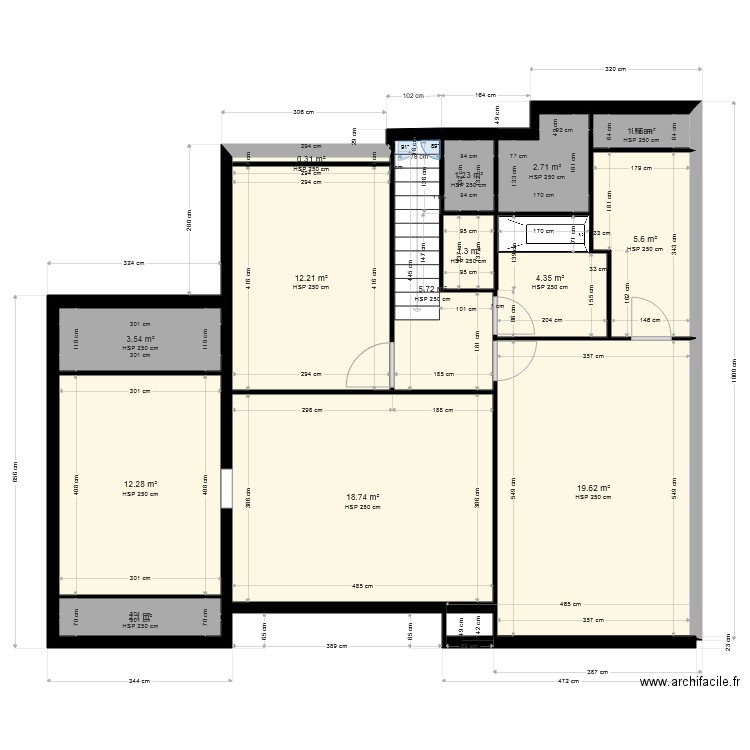 plan maison ORPI 1er etage. Plan de 0 pièce et 0 m2
