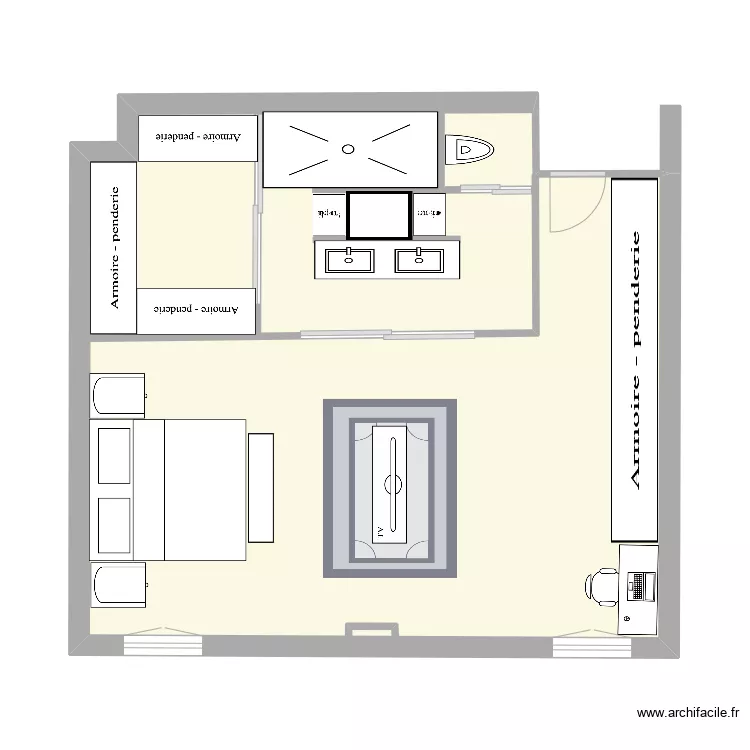 curra suite 3. Plan de 