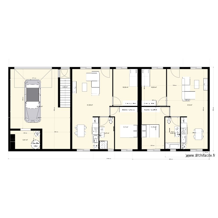 maison  SS2 v3. Plan de 0 pièce et 0 m2