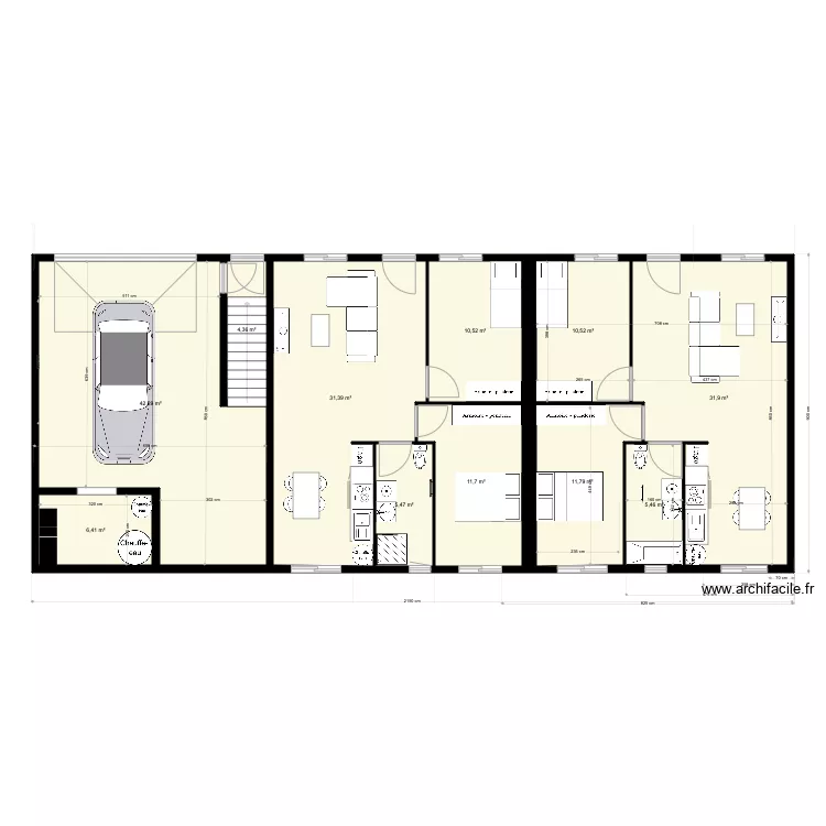 maison  SS2 v3. Plan de 