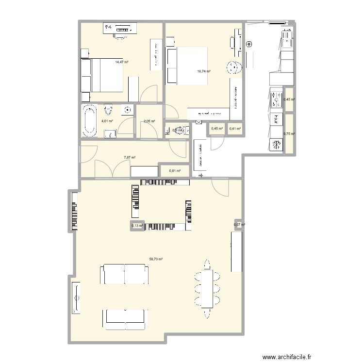 Plan aménagement 3. Plan de 0 pièce et 0 m2