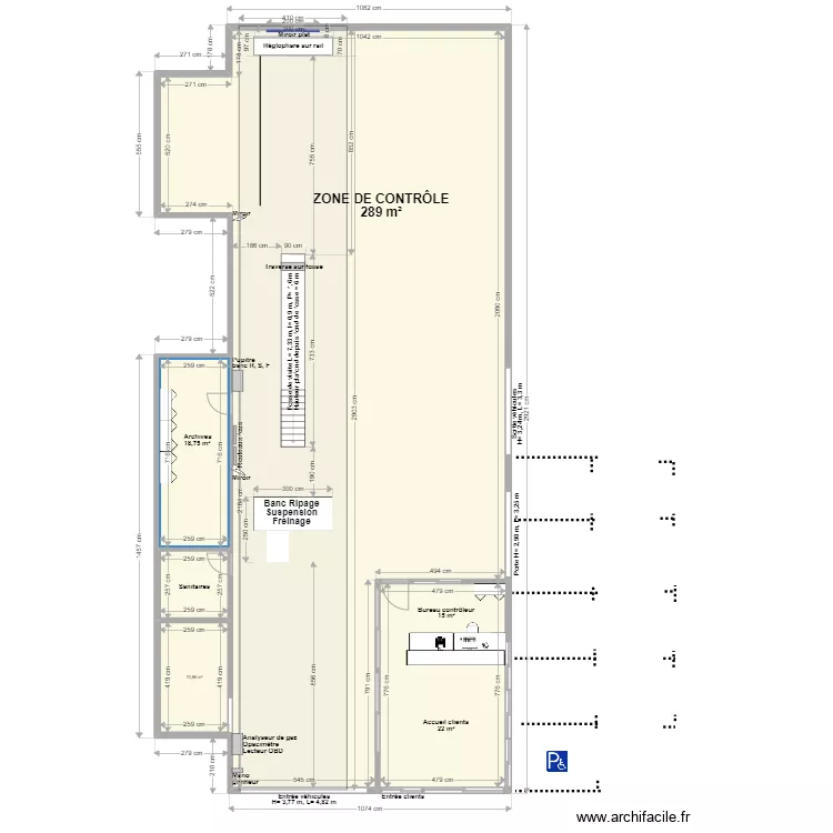 CCT VL DVG Contr&ocirc;le  LA GARDE  + parking. Plan de 