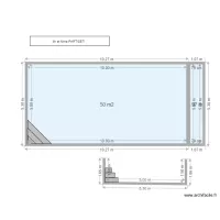 Plan en coupe piscine
