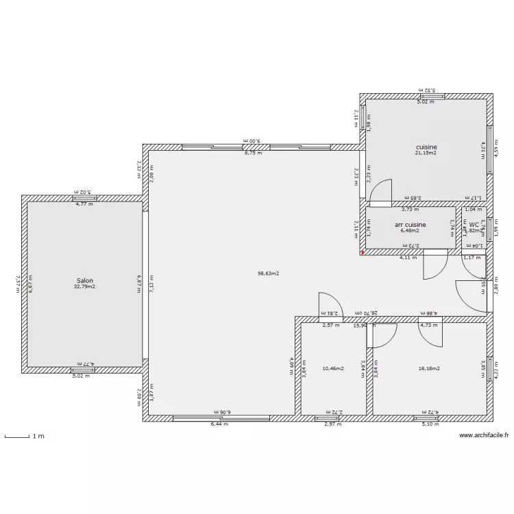 Maison 1. Plan de Maison 1. Plan de