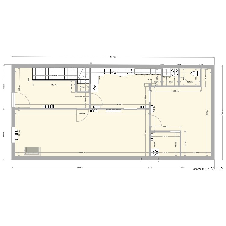 Bordeaux RDC 2. Plan de 0 pièce et 0 m2