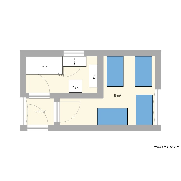 ram 2. Plan de 0 pièce et 0 m2