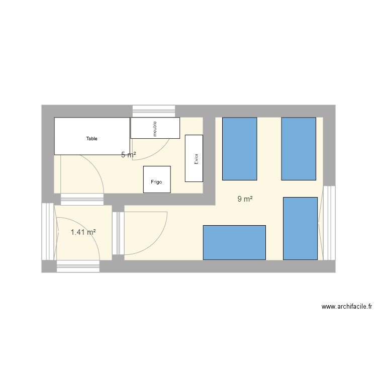 ram 2. Plan de 0 pièce et 0 m2