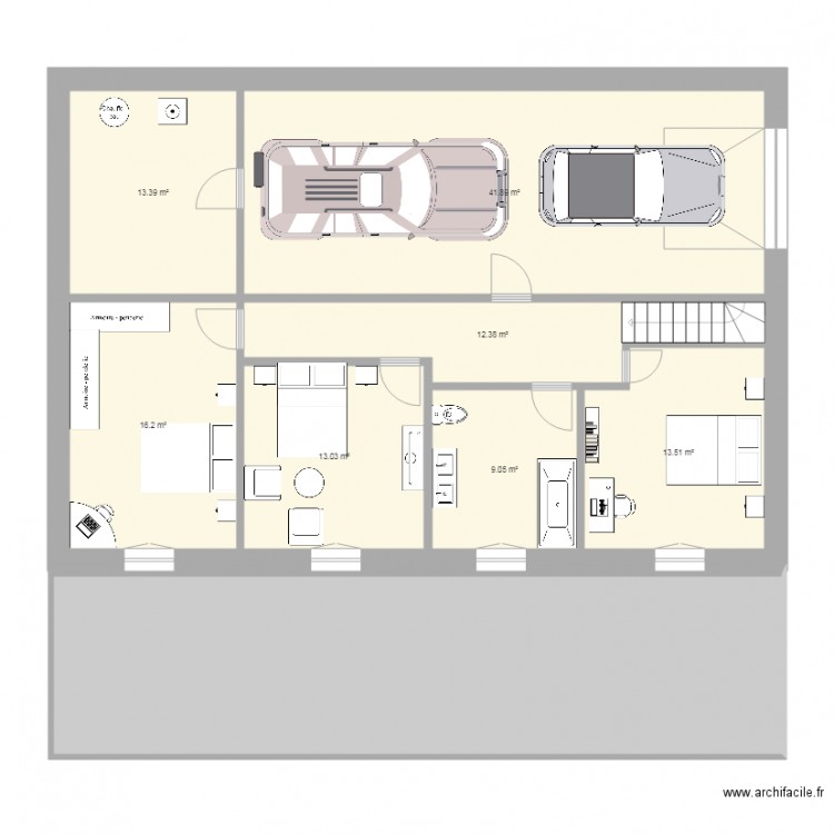 Lambert. Plan de 0 pièce et 0 m2