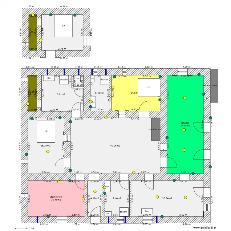 damien. Plan de 0 pièce et 0 m2