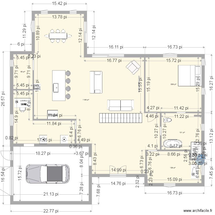 Maison plan modif. Plan de 0 pièce et 0 m2