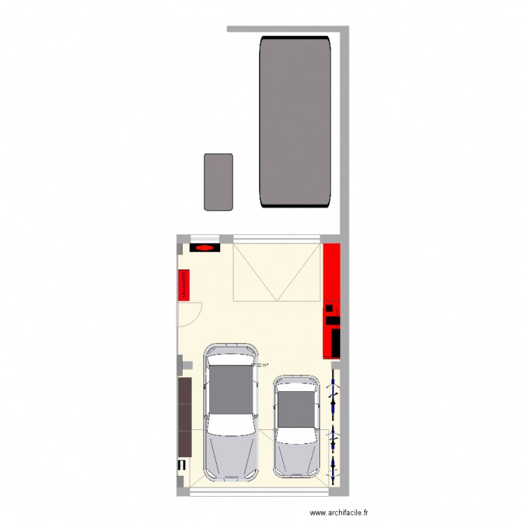 garage g4. Plan de 0 pièce et 0 m2