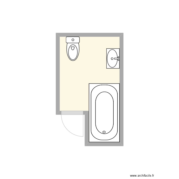 HUMBERT SDB existant. Plan de 0 pièce et 0 m2