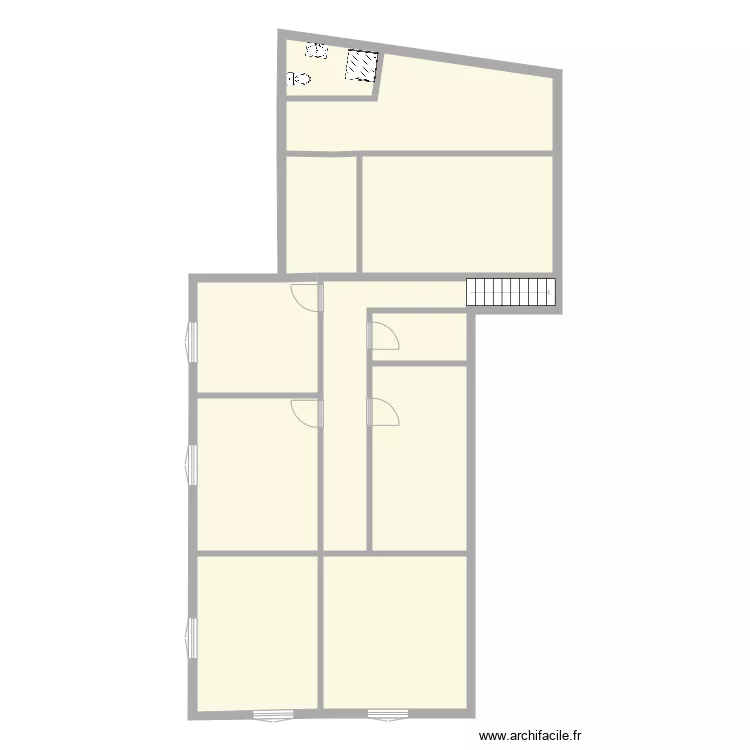 VAUX 1er. Plan de VAUX 1er. Plan de