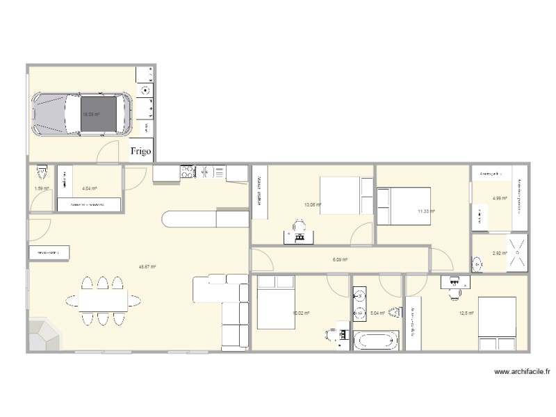Plan De Maison 120m2 Gratuit | Ventana Blog