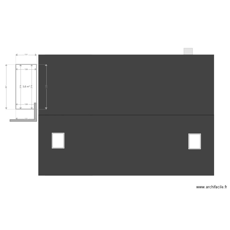 Petit  AULNAY AMENAGEMENT + Mobilier + CUSINE. Plan de 13 pièces et 209 m2