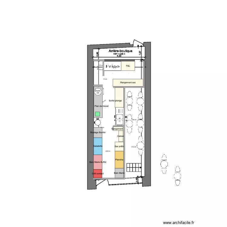 Nomas 2 bus gauche. Plan de 