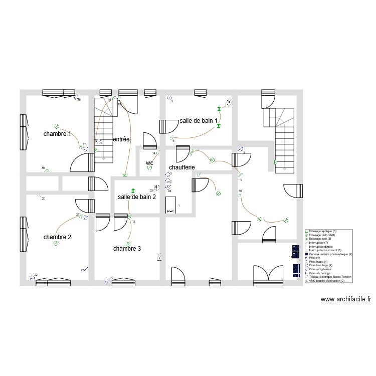 logement taintrux. Plan de 0 pièce et 0 m2