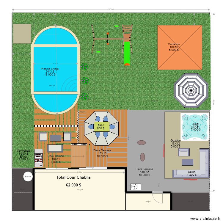 la cour26. Plan de 0 pièce et 0 m2