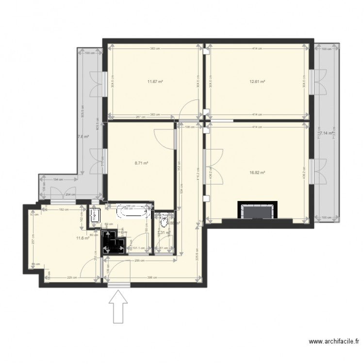 F3 Kalisté. Plan de 0 pièce et 0 m2