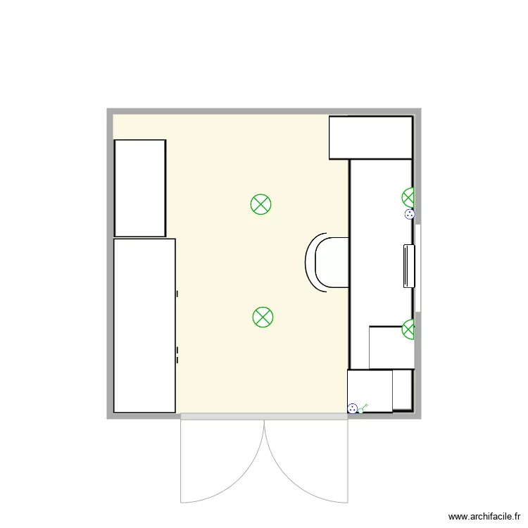 Calet 1. Plan de 