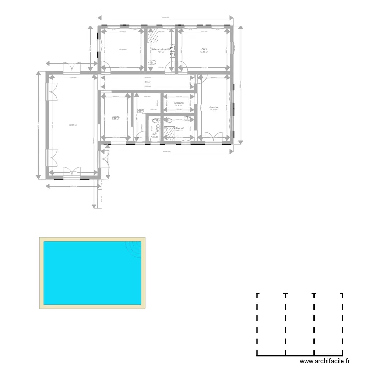 ACAJOU NORD 3. Plan de 