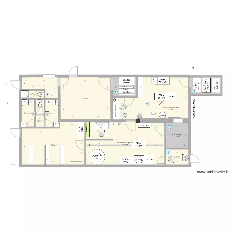 Haut Pouyet 004. Plan de 