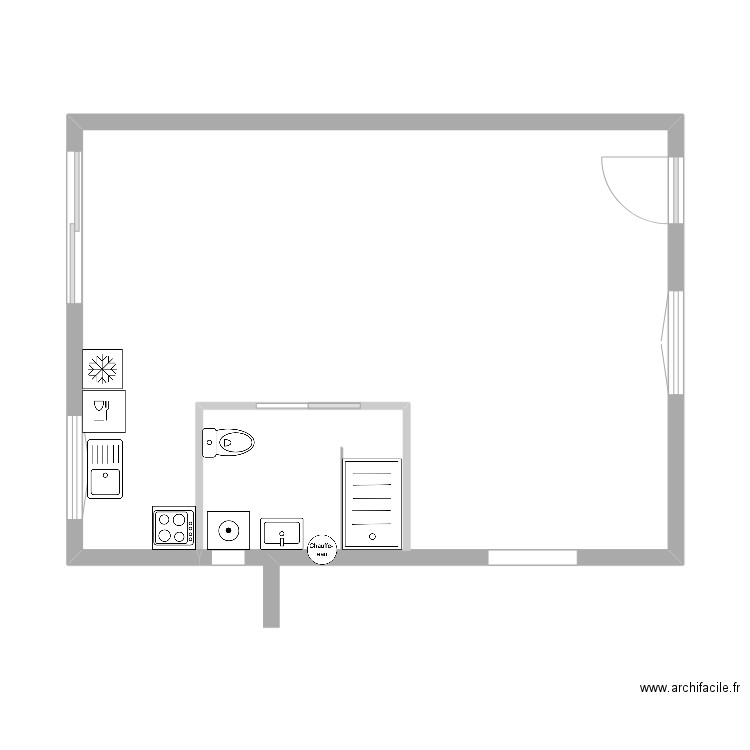 extension V2. Plan de 0 pièce et 0 m2