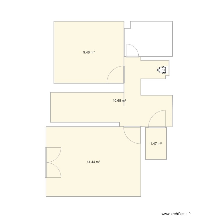 didi. Plan de 0 pièce et 0 m2