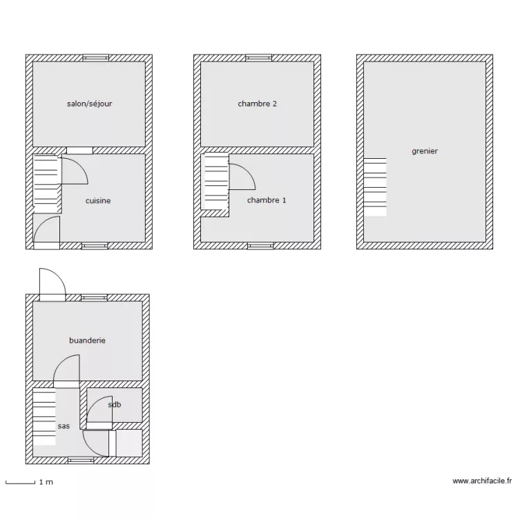 CUNHA DA SILVA ENSEMBLE. Plan de 