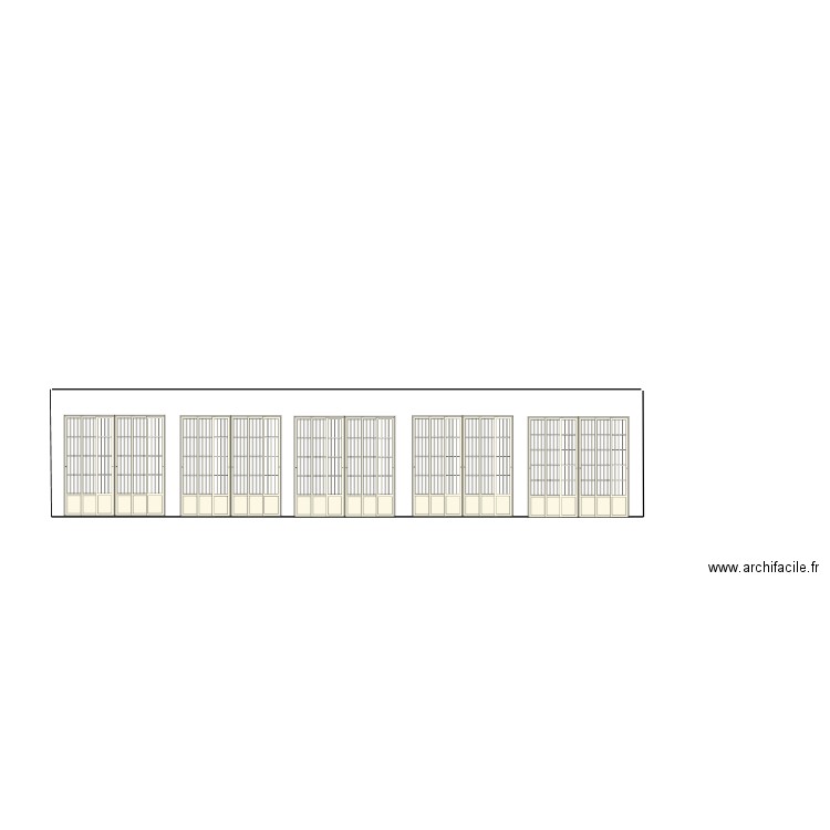 North front elevation maquette. Plan de 0 pièce et 0 m2