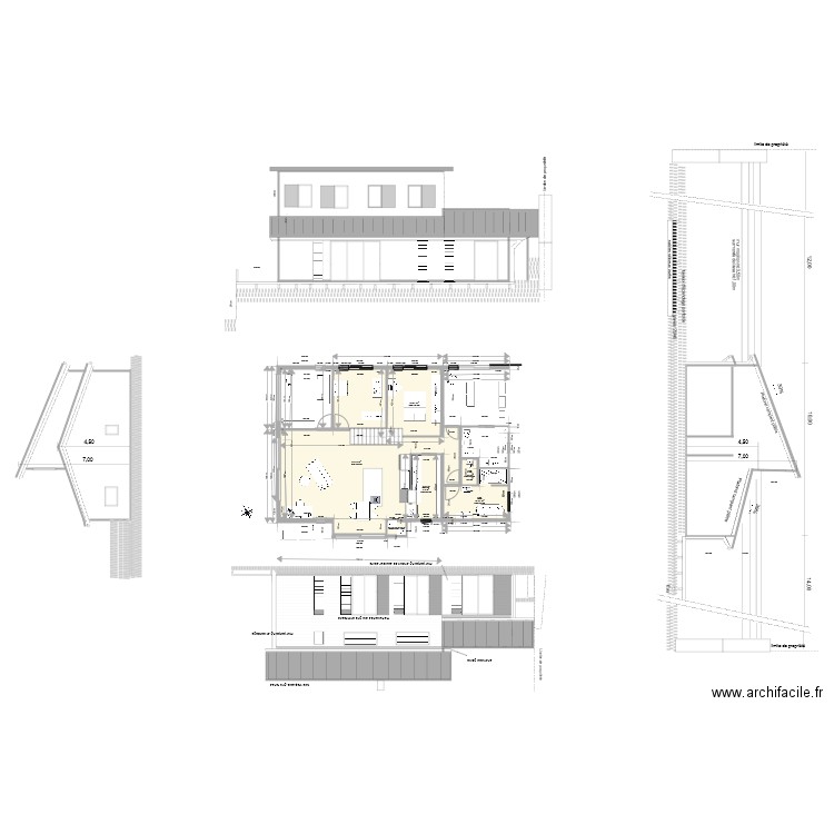 Coupe PCMI03 4 vues. Plan de 0 pièce et 0 m2