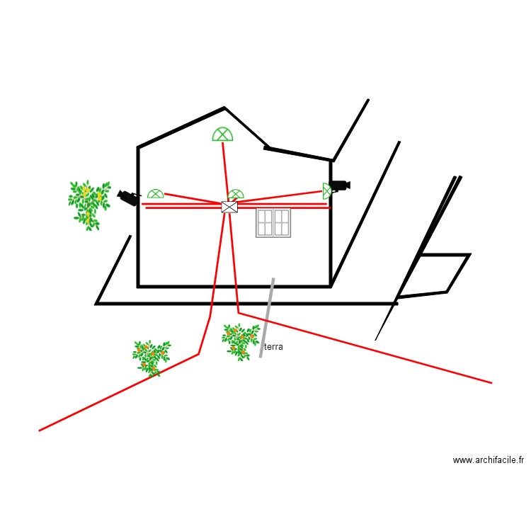 orange. Plan de 0 pièce et 0 m2