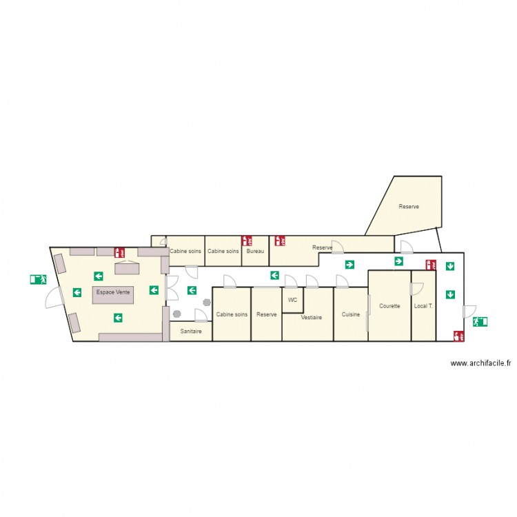 Yves Rocher Castres 2. Plan de 0 pièce et 0 m2