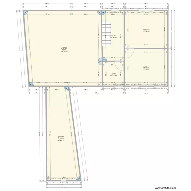 GRAND LEEZ 1ER modif variable ILG. Plan de 