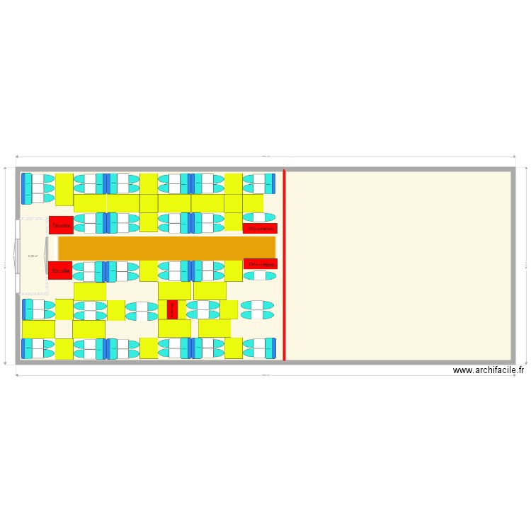 plan 106 places. Plan de 0 pièce et 0 m2