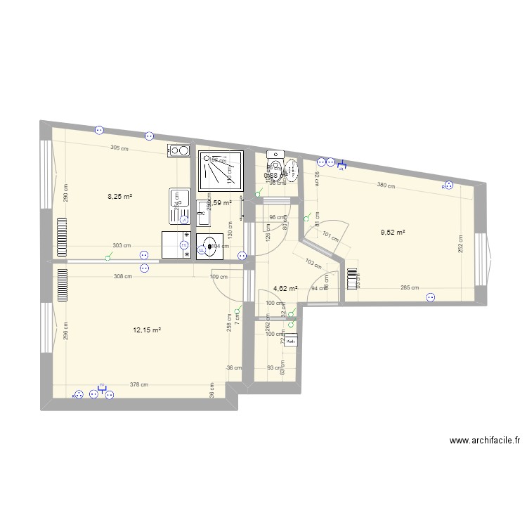 cabinet dim finalisée+-. Plan de 0 pièce et 0 m2