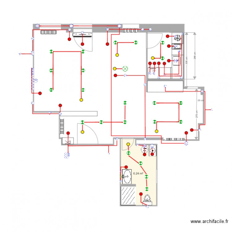 Molerova  v3 cuisine rotation électricité. Plan de 0 pièce et 0 m2