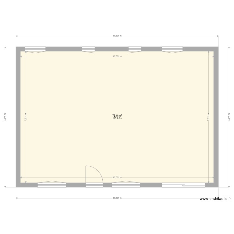 GOLETTO MAISON 4 PIECES. Plan de 1 pièce et 79 m2