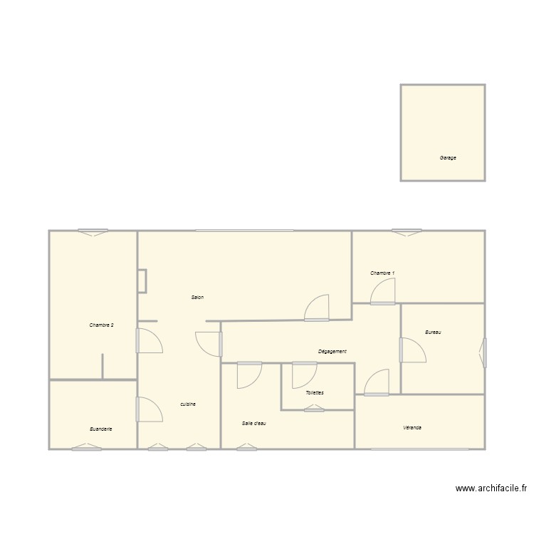 Croquis MONNET. Plan de 0 pièce et 0 m2