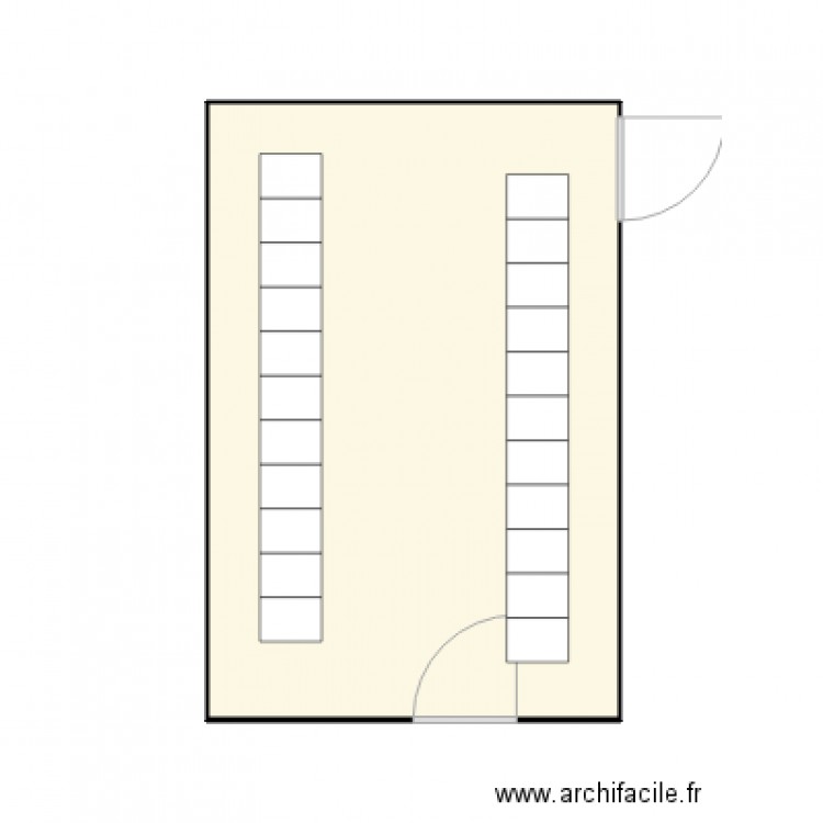 vestiaire appariteurs 27SG. Plan de 0 pièce et 0 m2