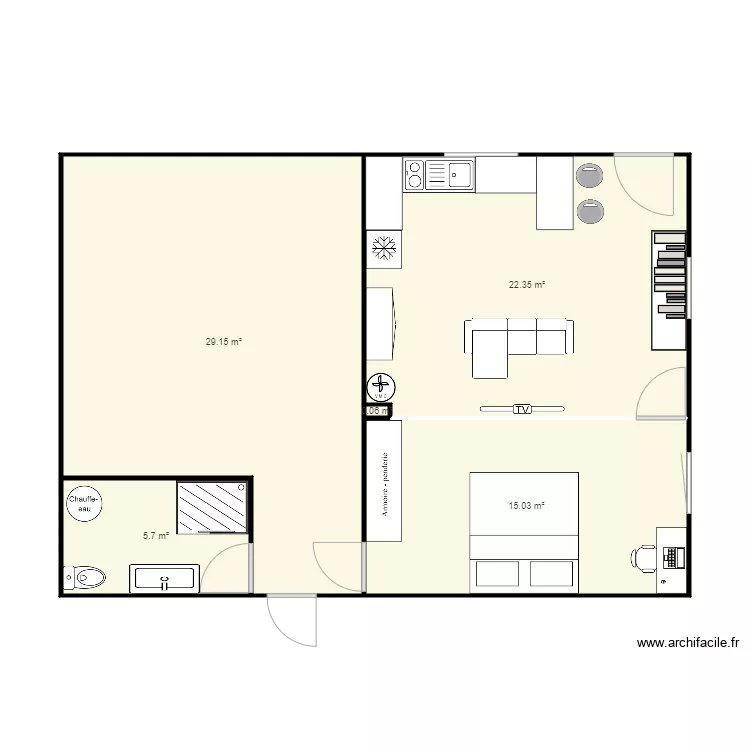 appart avec meuble. Plan de appart avec meuble. Plan de