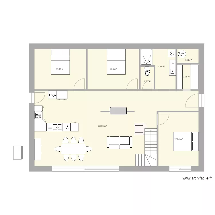 maison1. Plan de 