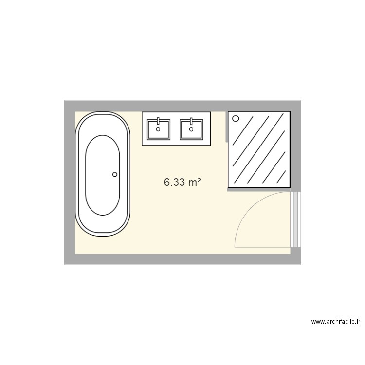 sale de bain. Plan de 0 pièce et 0 m2