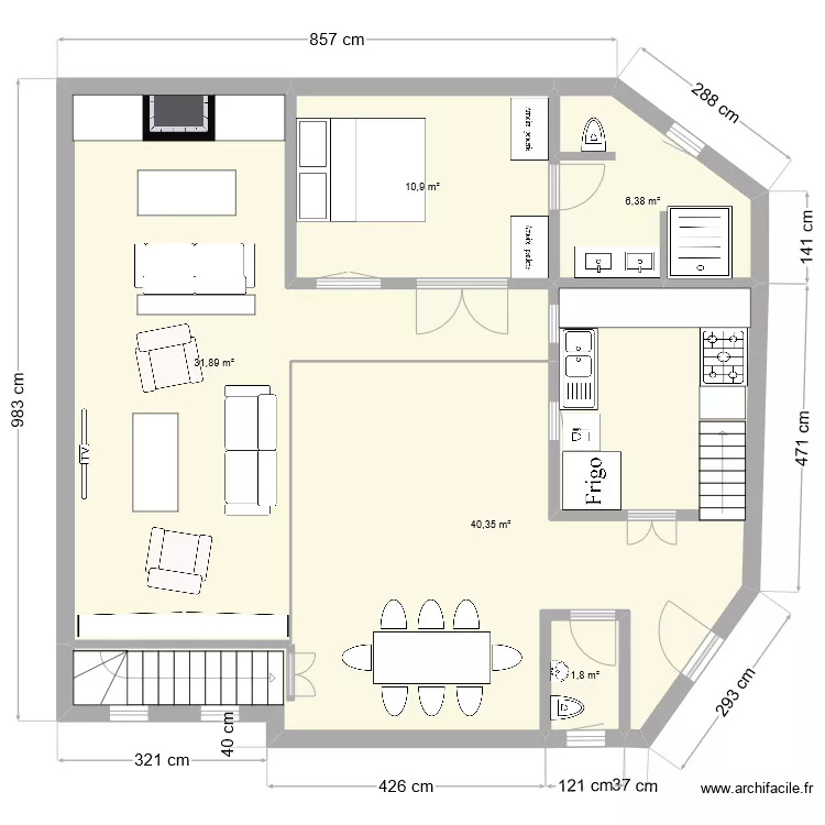 kasbah rdc v.cotes1. Plan de 