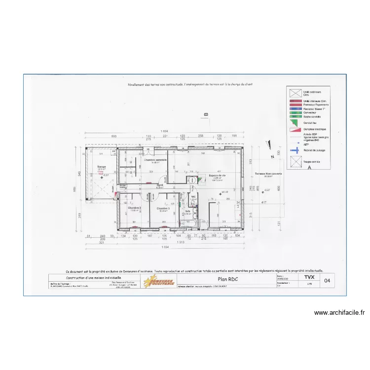 BROSSARD. Plan de 