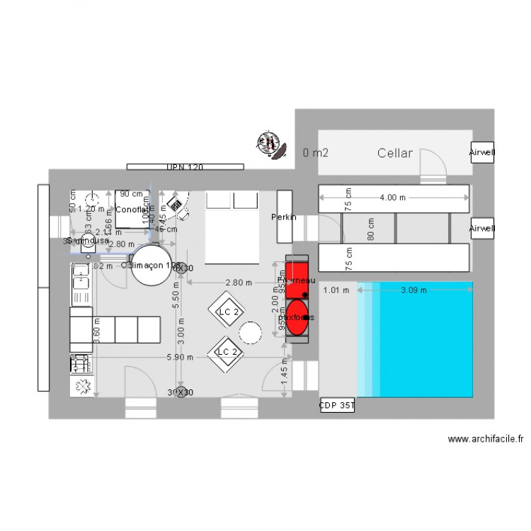 Brainstorming 7 V3 Piliers. Plan de 0 pièce et 0 m2